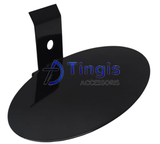 SUPPORT SHOES METAL/PANNEAUX BLACK OVAL